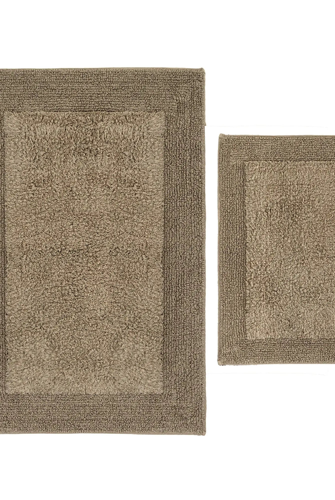 Zestaw 2 dywaników łazienkowych Petra – 100% Turecka Czesana Bawełna, Beż Wivanco Bedding