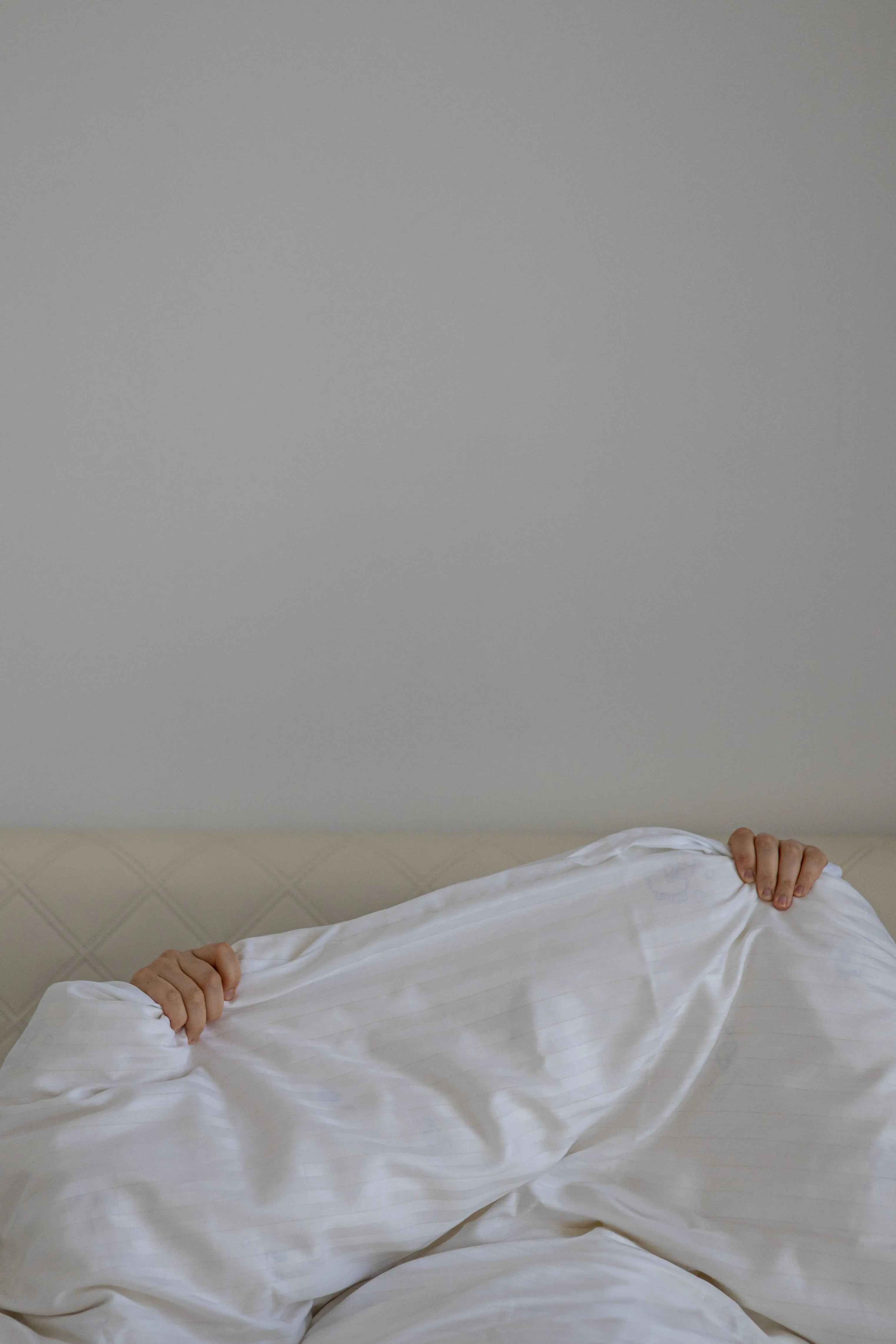 Striped Satin Bedding – White, 100% Turkish Cotton, 140 g/m², Hotel Luxury