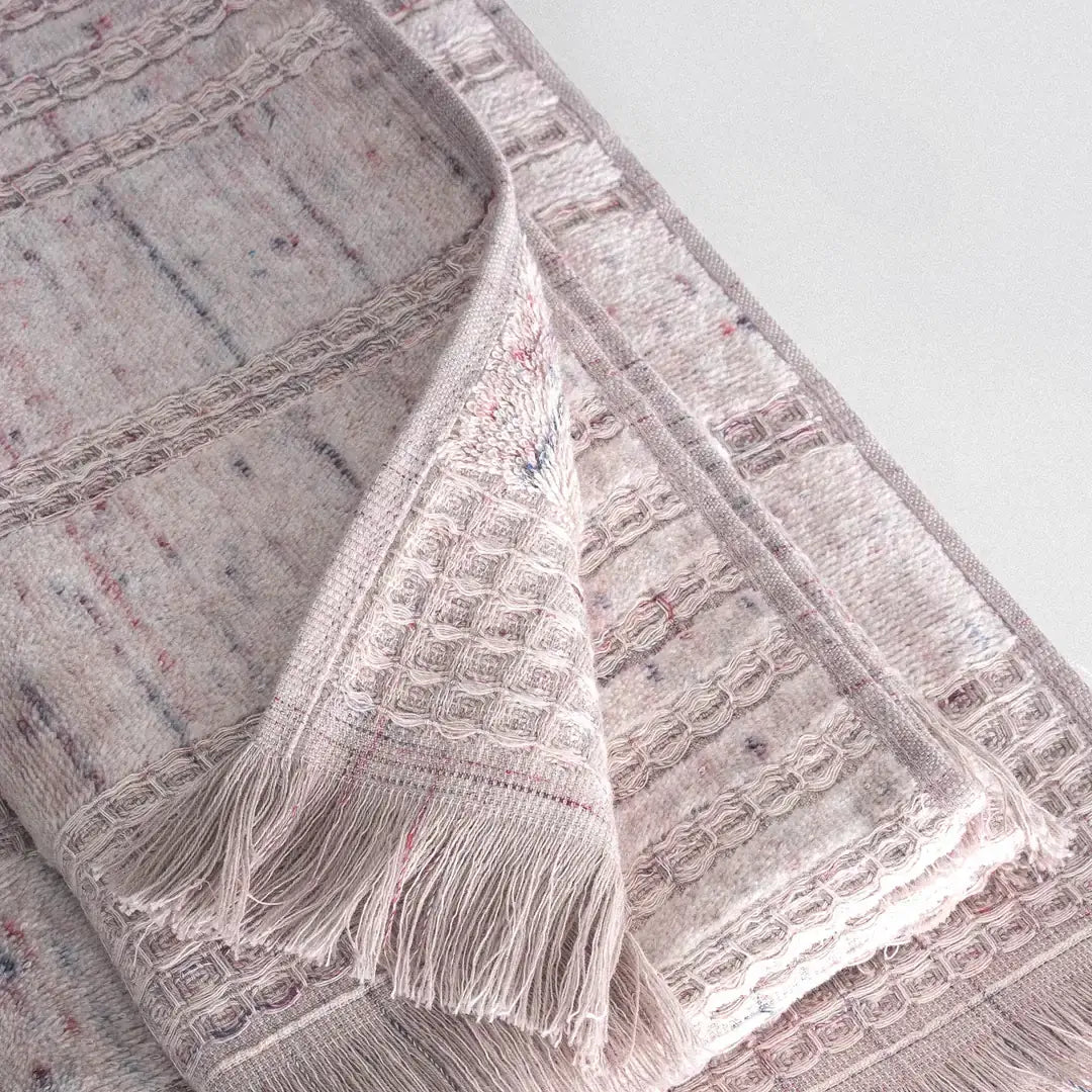 Maia Towel Set (3 Pieces) – 100% Organic Turkish Cotton, Powder Pink